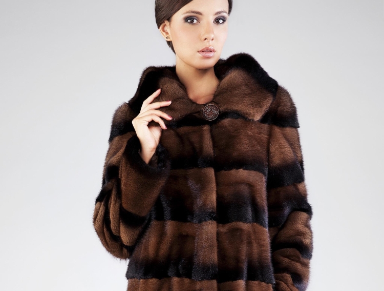 Шуба из норки