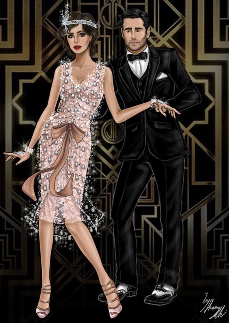 Стиль Великий Гэтсби арт деко в одежде