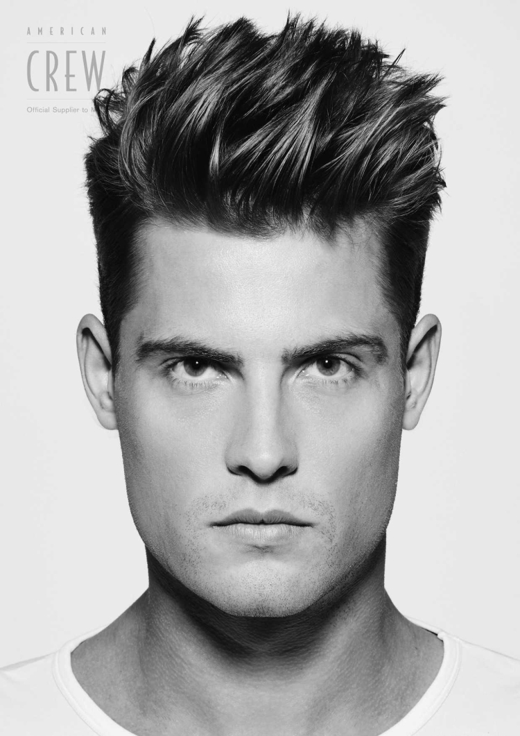 Мужские причёски на верх