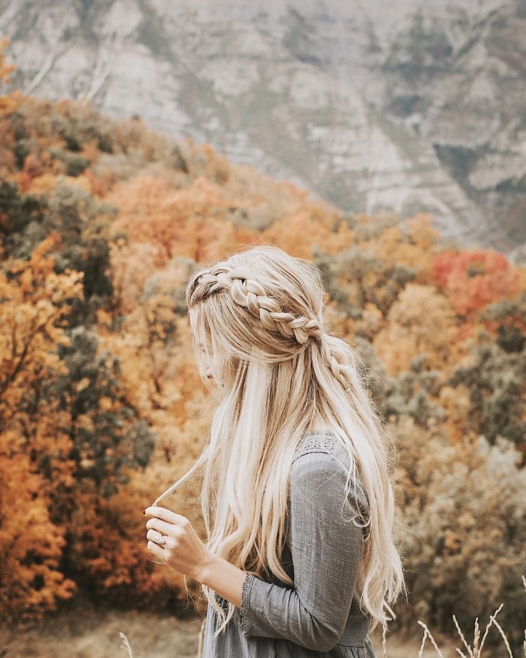 Волосы осенью