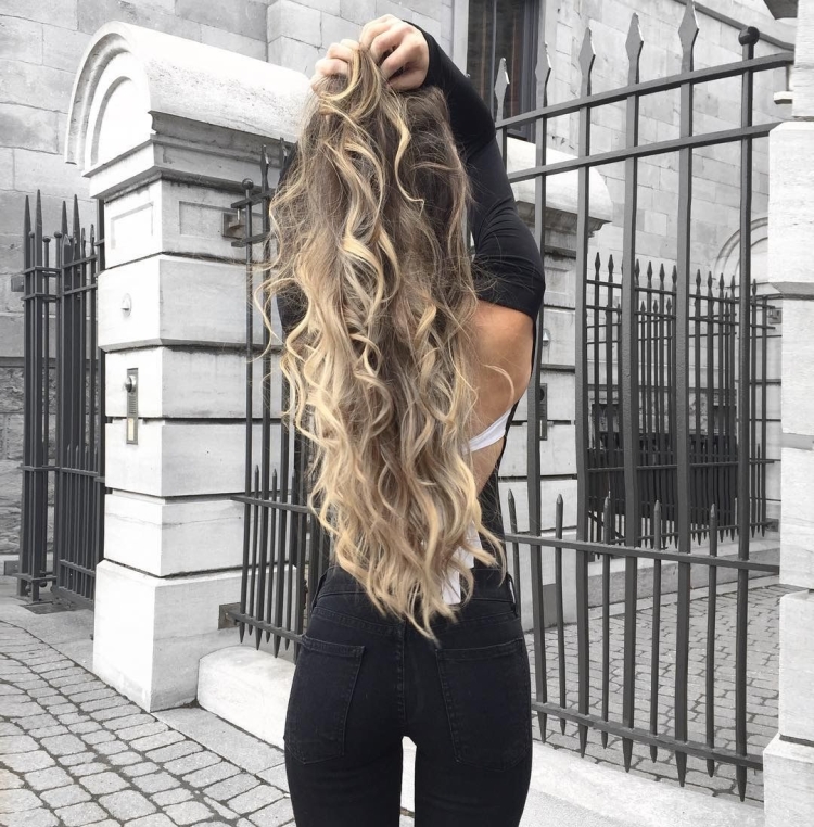 Локоны со спины