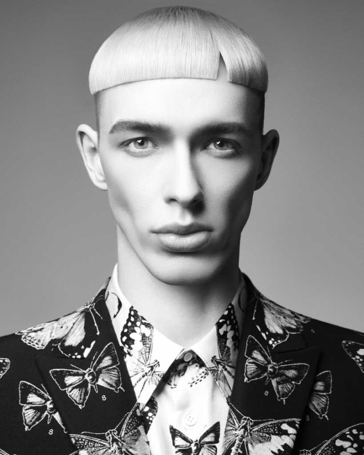 Причёска под горшок мужская