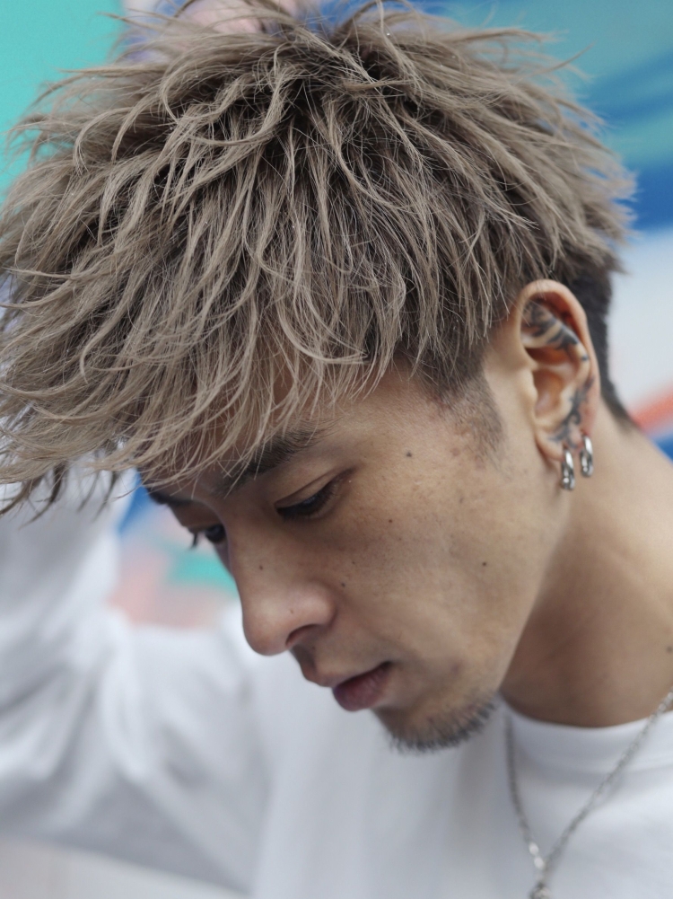 Прическа гнездо мужская