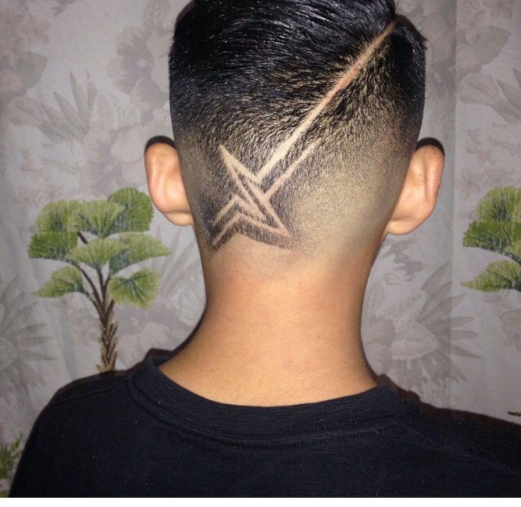 Стрижки для мальчиков с узорами