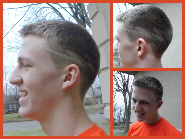 Мужской на стрижке молния мужской