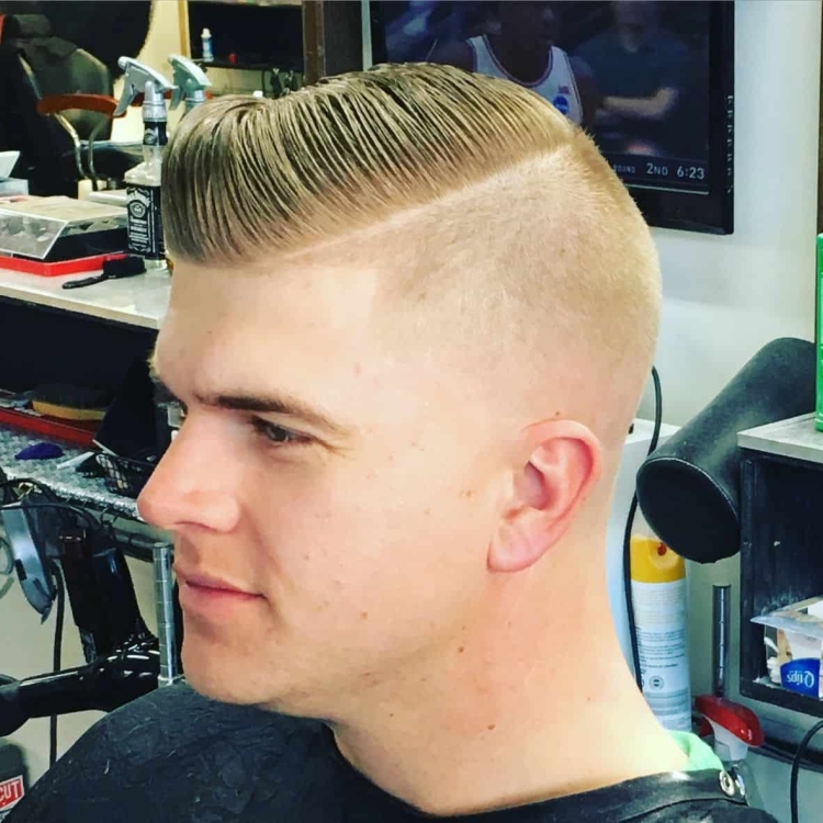 Мужская стрижка с молнией
