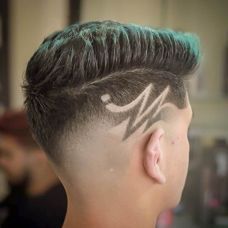 Мужские стрижки с узорами