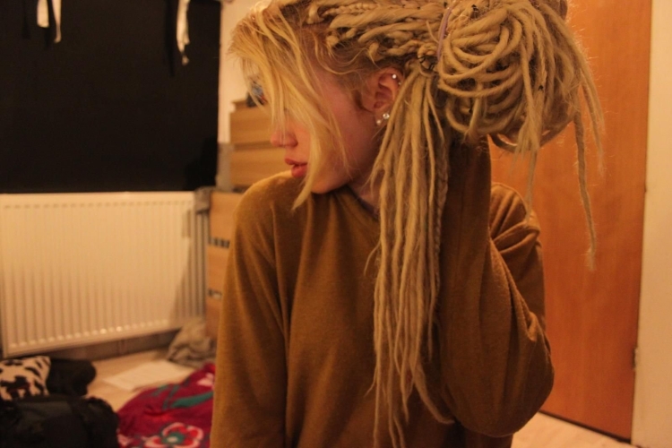 Высокие дреды сзади