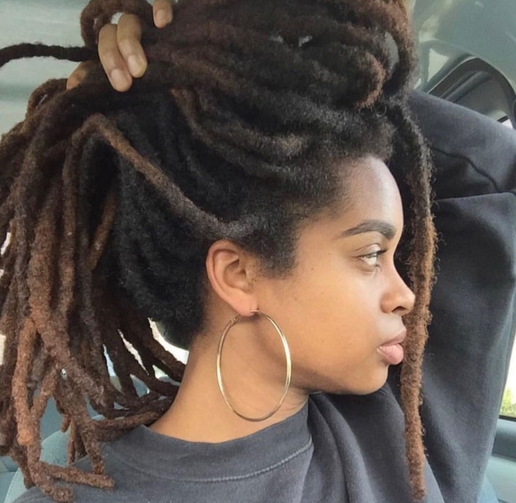 Дреды натуральные черные