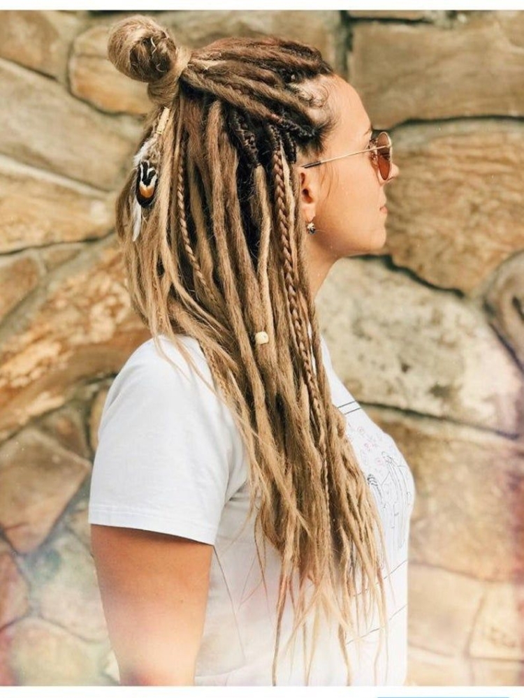 Де дреды и афрокосы микс