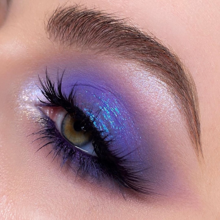Фиолетовый макияж
