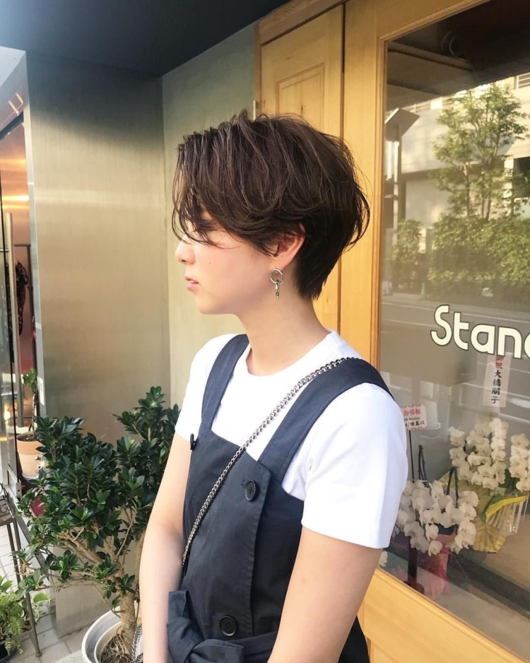 Корейская стрижка Томбой Ян