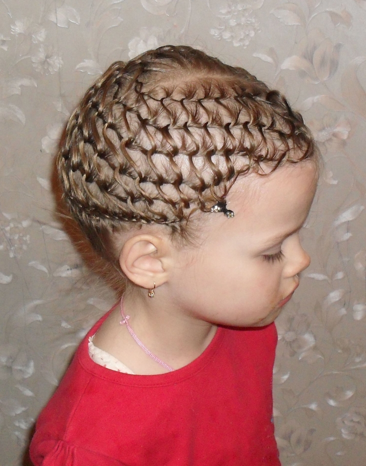 Прическа паутинка на длинные волосы