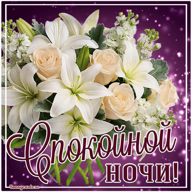 Открытки спокойной ночи женщине