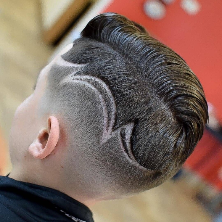 Мужские стрижки с узорами на голове