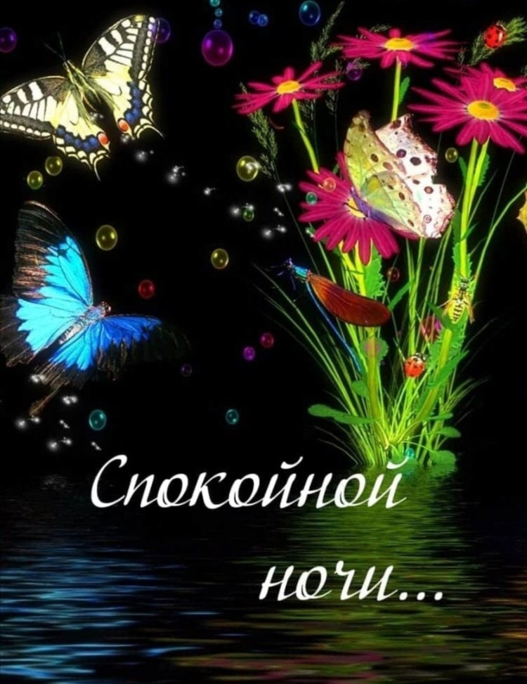 Открытки спокойной ночи красивые