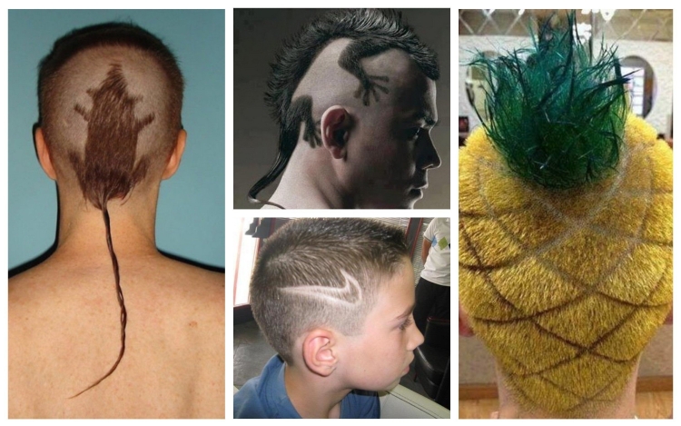 Смешные новогодние стрижки для мужчин