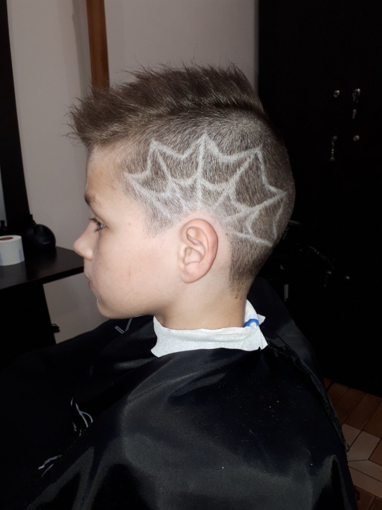 Стрижки для мальчиков с узорами