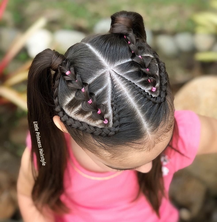 Детская прическа дракончик