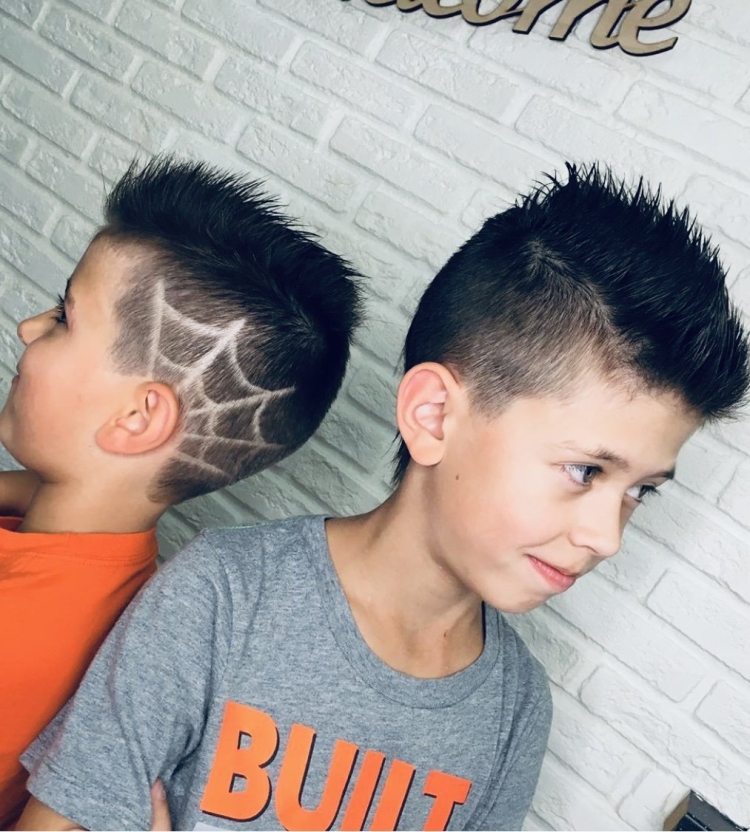 Стрижки для мальчиков с рисунком