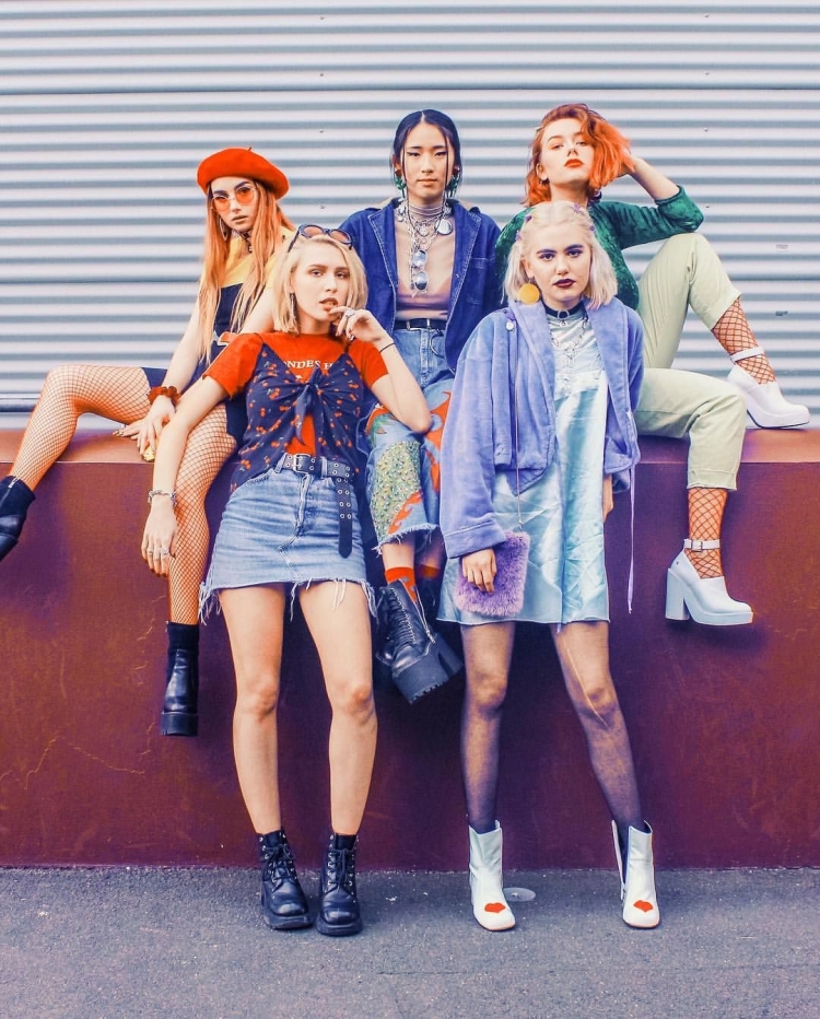 Стиль гранж в 90-е