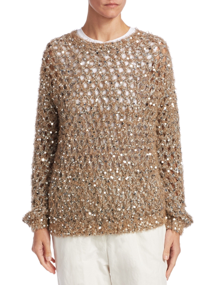 Ажурный джемпер Brunello Cucinelli