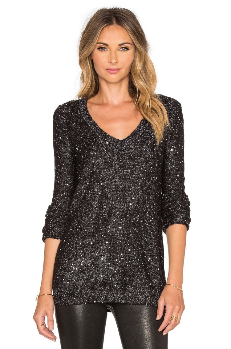 Джемпер с пайетками