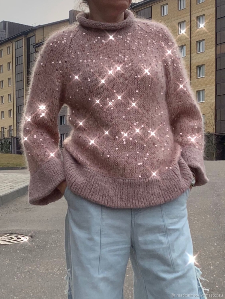 Кофта с пайетками