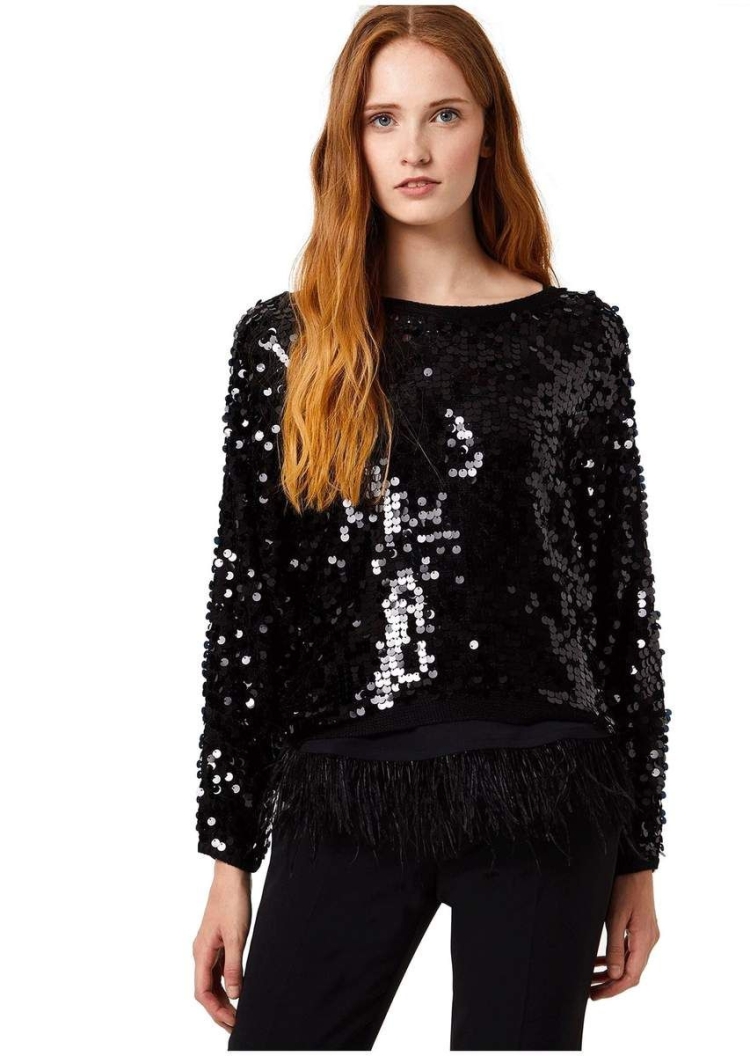 Платье в паетках Liu Jo