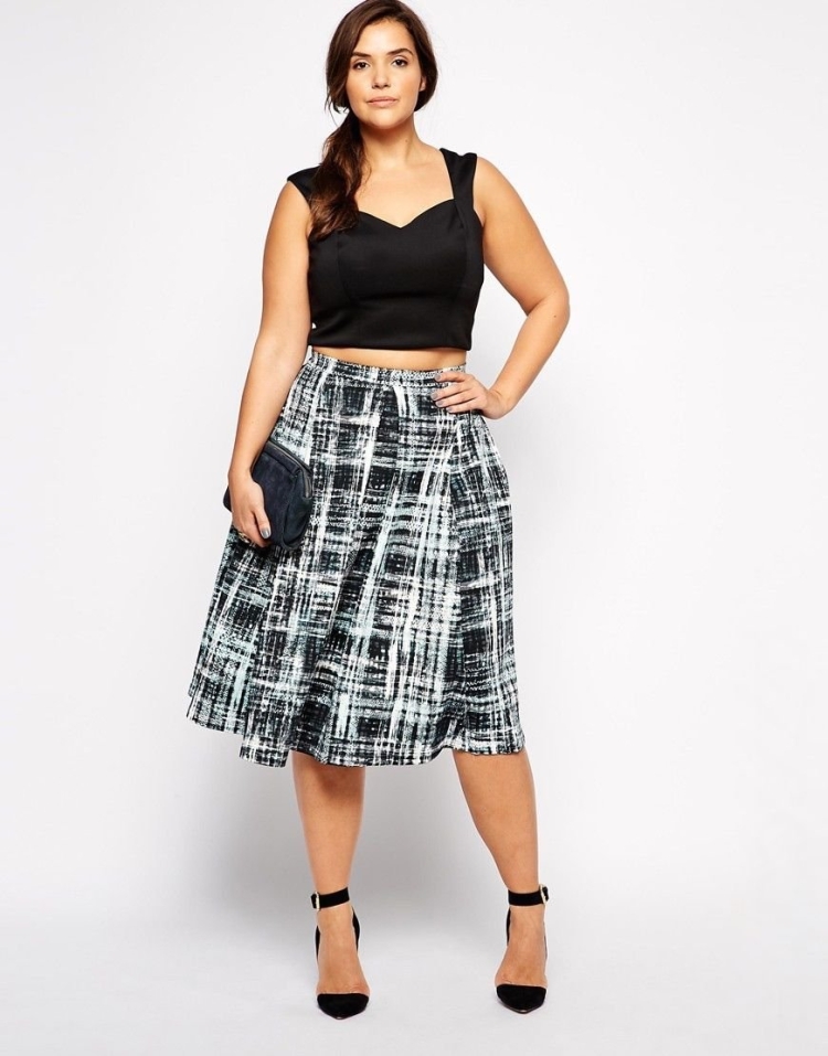 Юбка плюс сайз ASOS