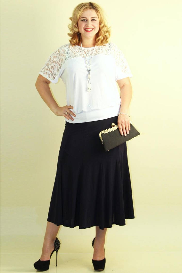 Юбки женские для полных