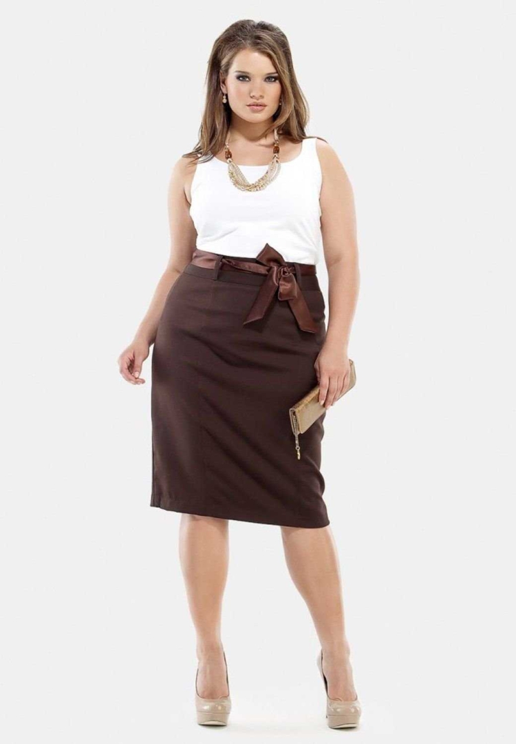 Юбки женские для полных женщин