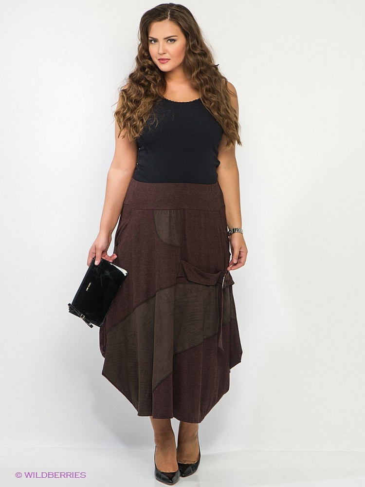 Юбки для полных