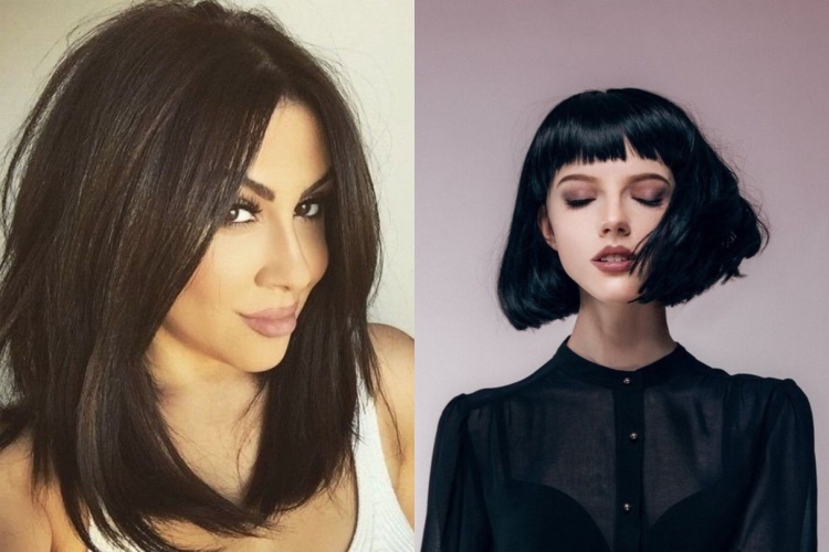 Стрижка отросшее каре