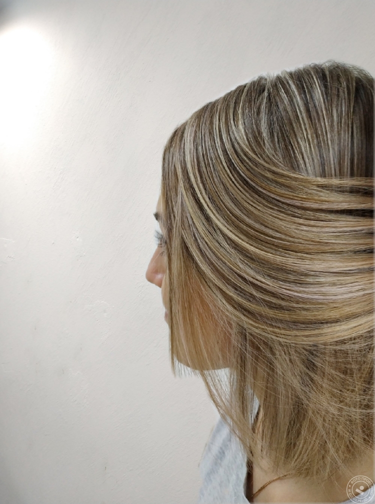 Мелирование макушки