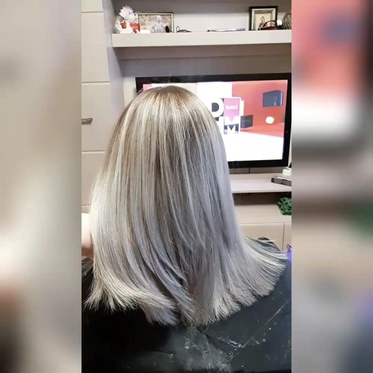 АИР тач на Седые волосы