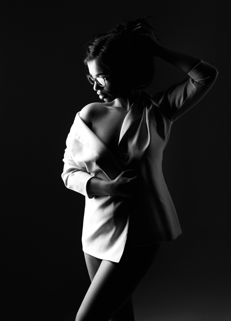 Черно белая фотосессия