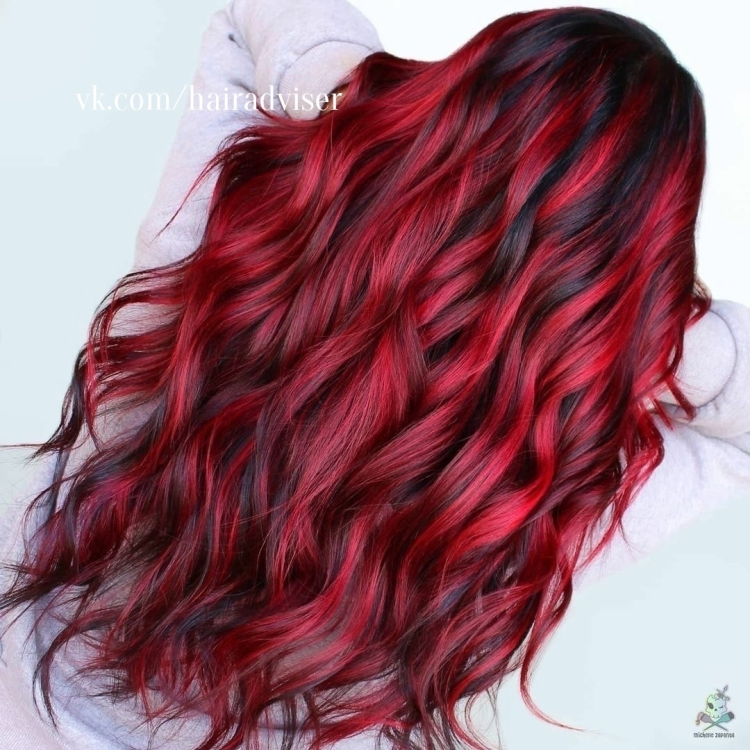 Red hair Strands