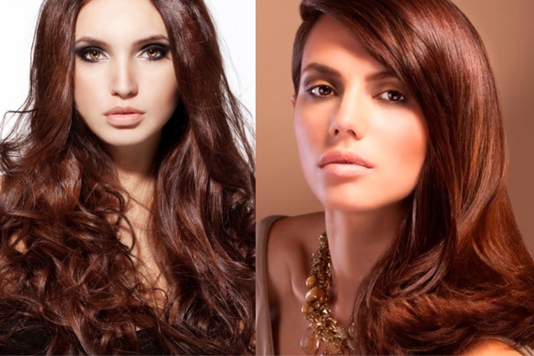 Теплый шоколад цвет волос