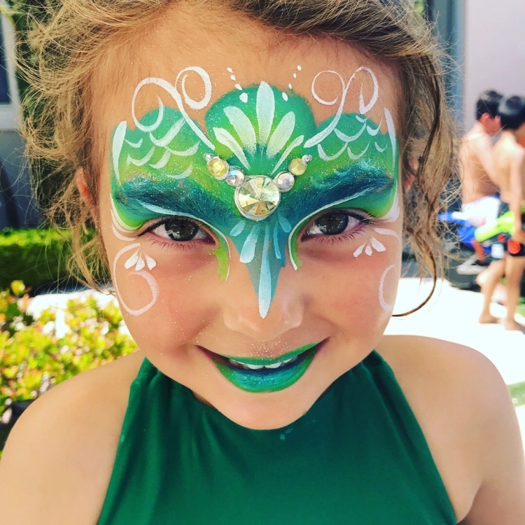 Аквагрим лягушка