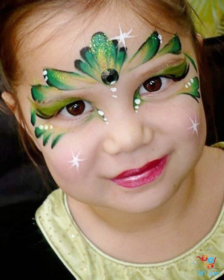 Аквагрим для детей лягушка