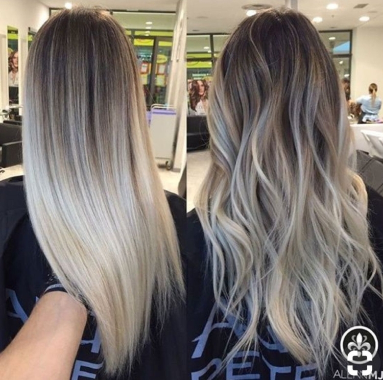 Шатуш балаяж холодные оттенки