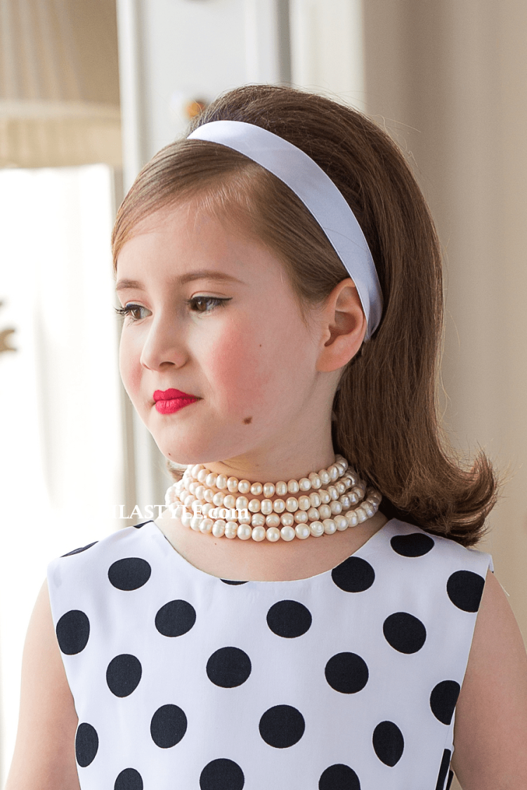 Прическа Стиляги для девочки