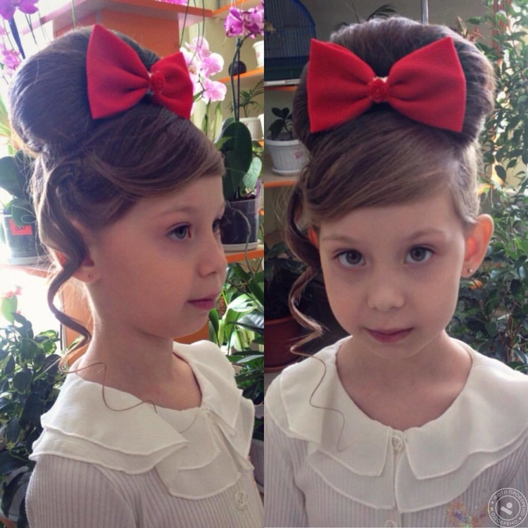 Прическа на выпускной в детский сад Стиляги