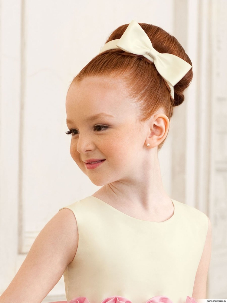 Детские прически на выпускной