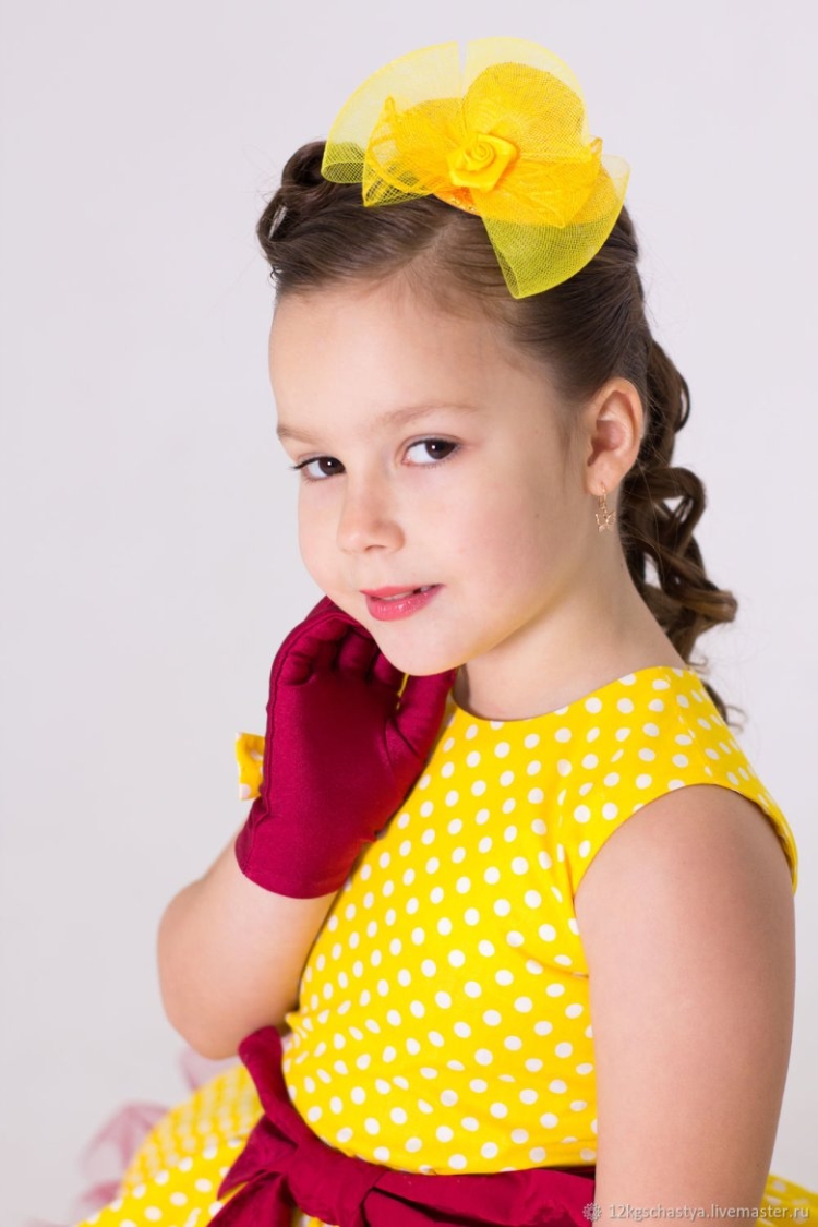 Прическа Стиляги для девочки