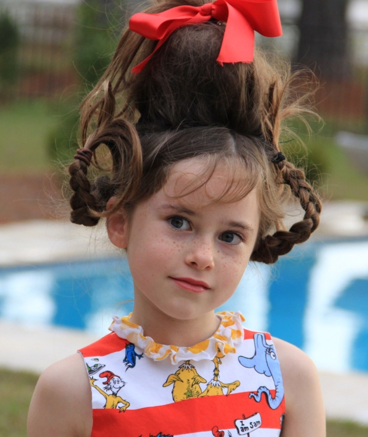 Прическа Стиляги для девочки