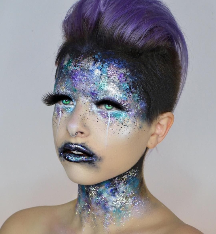 Фотосессия в стиле космос