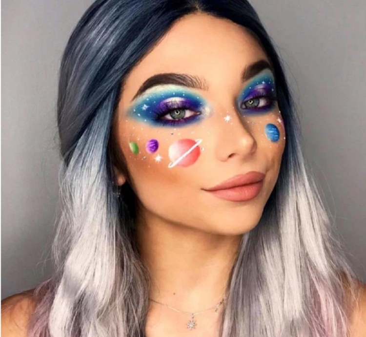 Необычный макияж