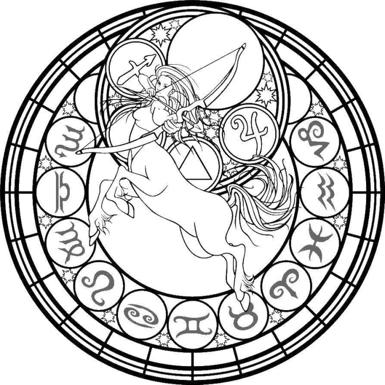 Мандалы знаки зодиака для раскрашивания
